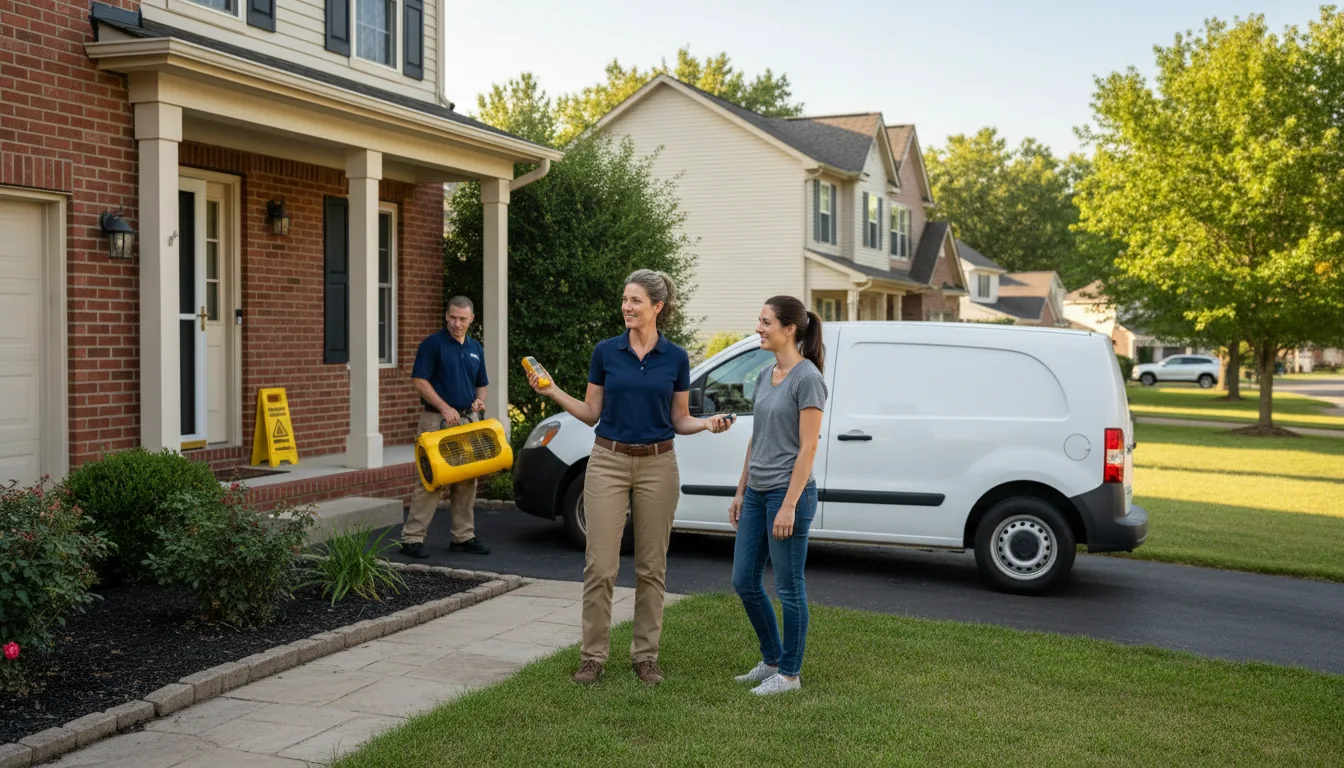 Water restoration image for Home Water Damage Repair in Bentonville, AR
